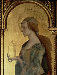 Szent Mária Magdolna, a Santa Lucia-triptichon részlete